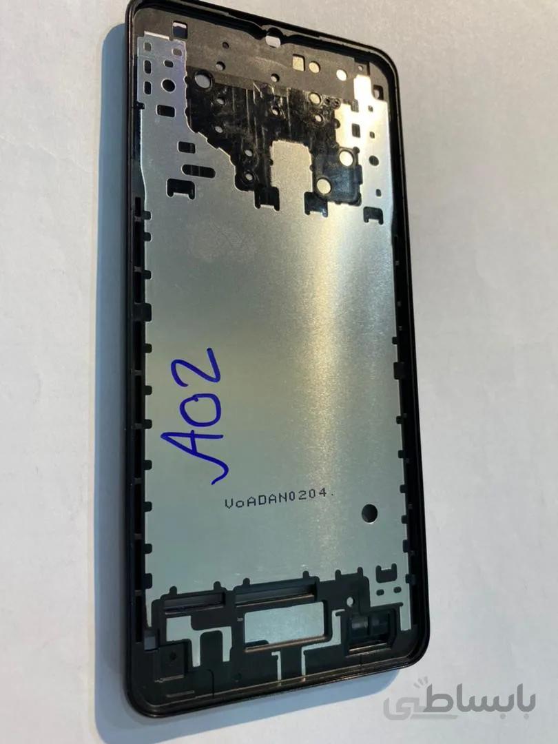 فریم ال سی دی سامسونگ Samsung A02 MIDDLE HOUSING FRAME ا تخت زیر ال سی دی + فریم میانی Samsung A02/A1022