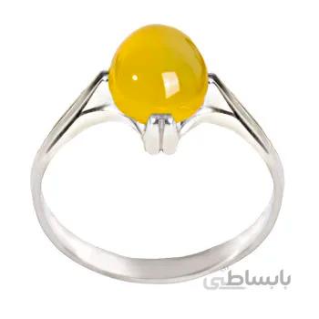 انگشتر نقره زنانه کد AW 072