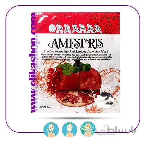 ماسک ورقه ای میوه های قرمز آمستریس ا Amfstris Hydrating Mask