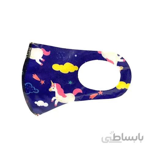 ماسک لیزری غواصی بچگانه طرح یونیکورن رنگ تیره کد 013 ا Children Mask Code013