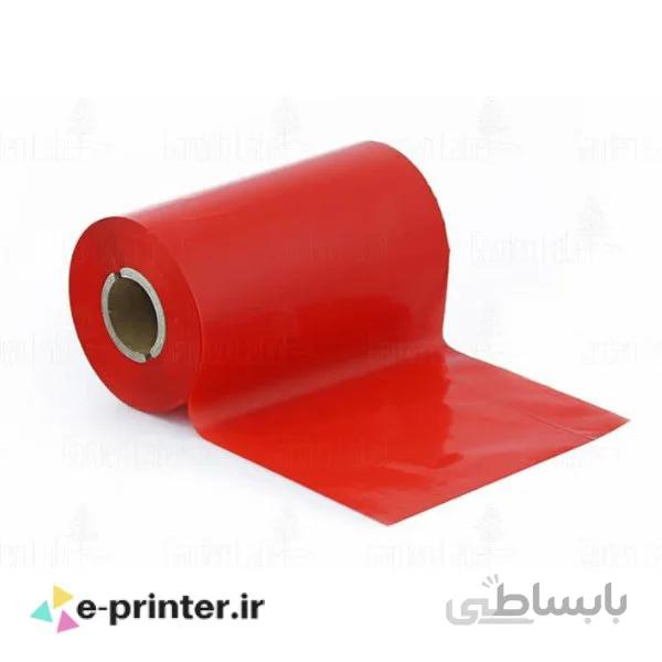 ریبون چاپ لیبل پرینتر WAX / Resin 110mm*300m قرمز