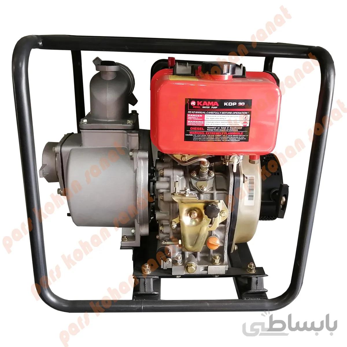 موتور پمپ دیزلی 3 اینچ کاما KDP30 KAMA - 4 اینچ