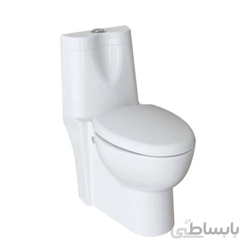 توالت فرنگی چینی کرد مدل طاووس