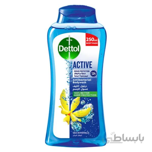 شامپو بدن دتول ۲۵۰ میل مدل Active anti bacterial