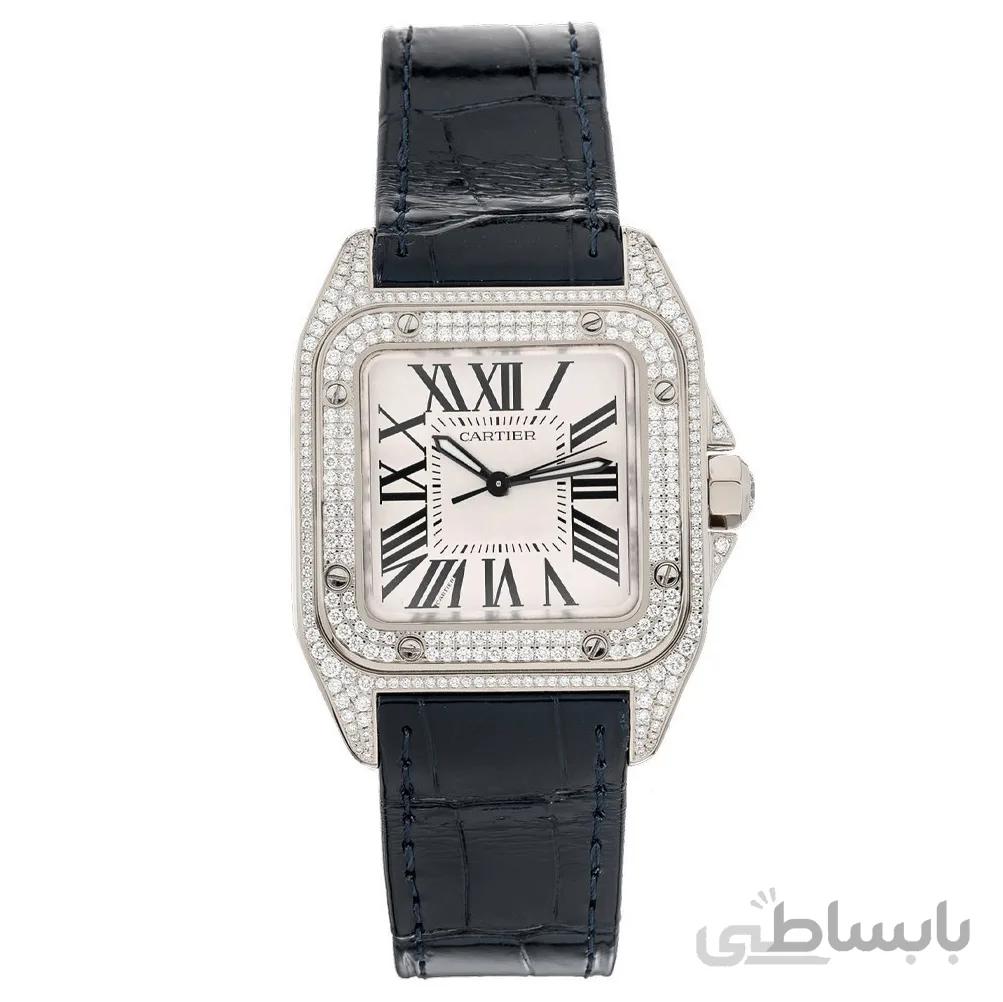 ساعت مچی کارتیر مدل Cartier Santos Diamonds 1329Q