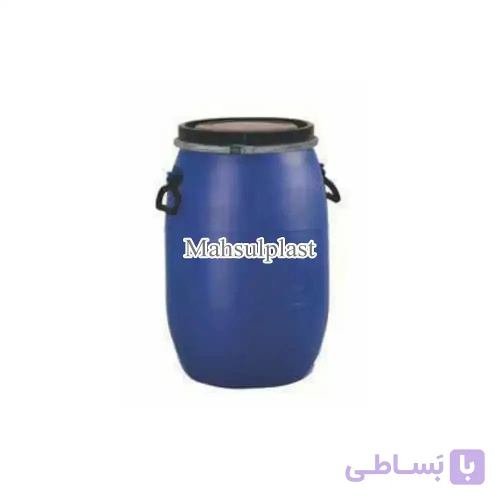 بشکه 30 لیتری آبی با تسمه فلزی