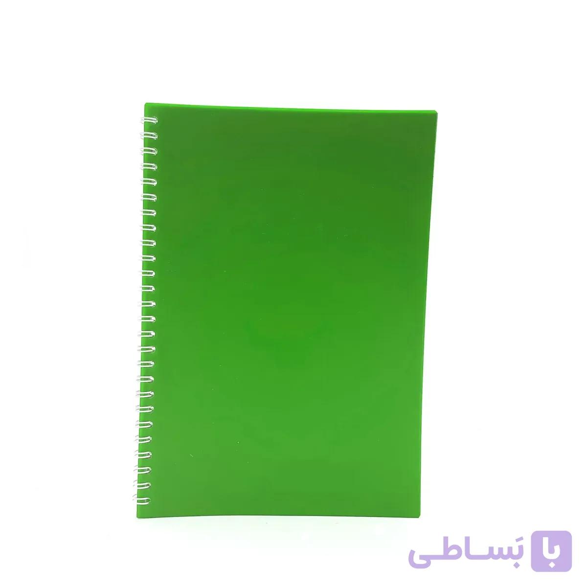 دفتر فنری طلق ضخیم راسا 80 برگ