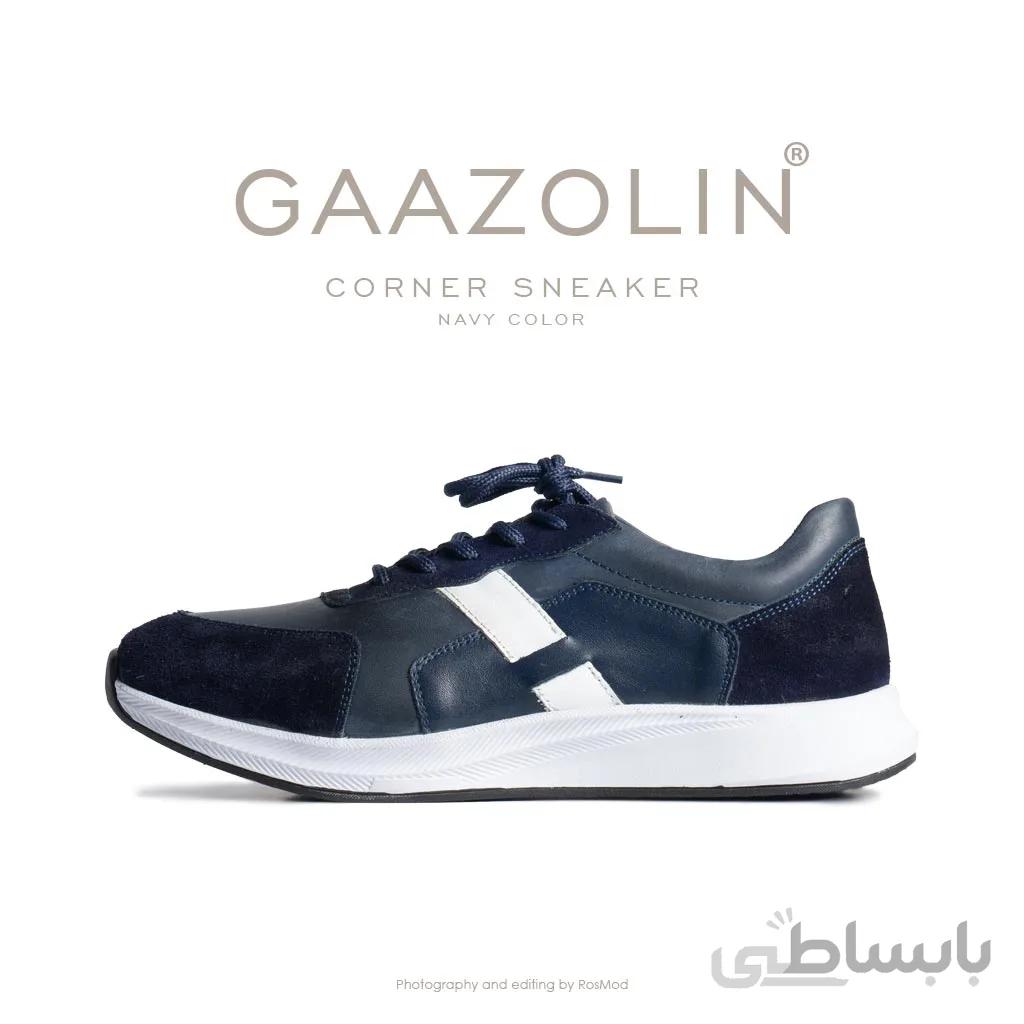 کتانی زنانه کرنر گازولین سرمهای – GAAZOLIN Corner Sneakers Navy