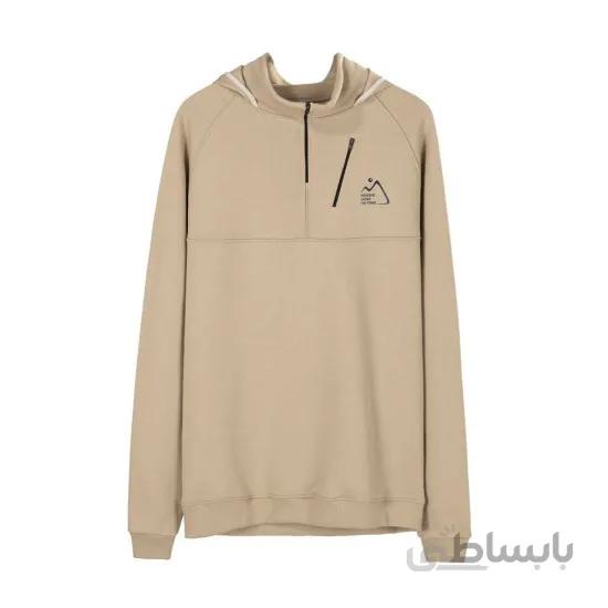 هودی مدل W.U.T.S - Half Zip Hyrcanian / Cream