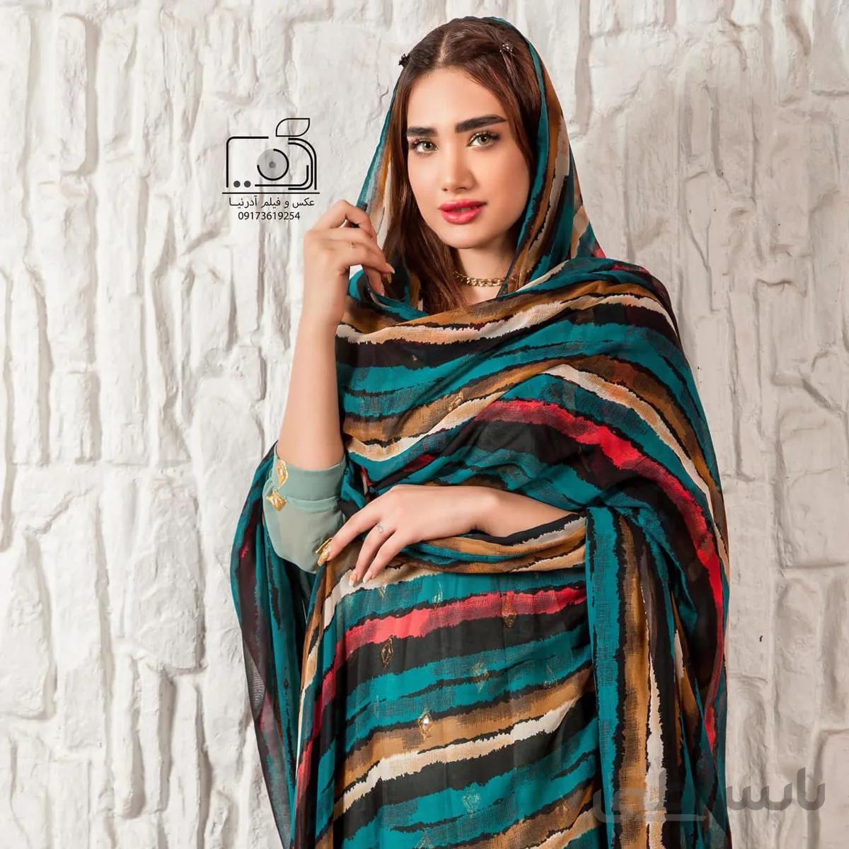 چادر رنگی راه راه n409