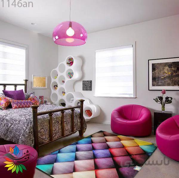 فرش طرح آبرنگی کد 1146an