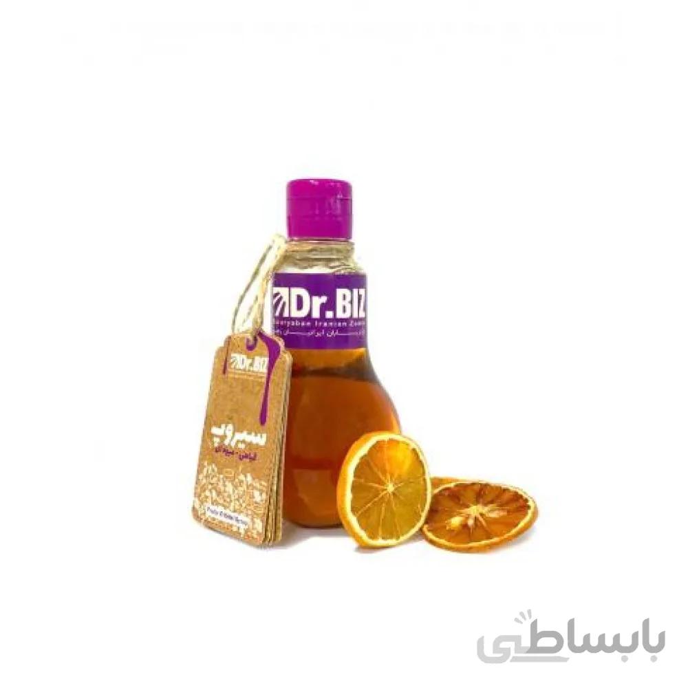 سیروپ گیاهی میوه ای با طعم پرتقال