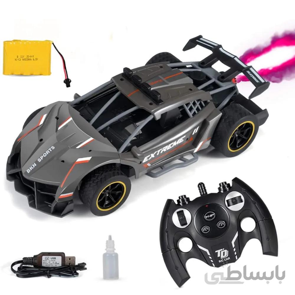 ماشین اسباب بازی کنترلی شارژی دودزا 1:12 مدل Spray Car 804-15A