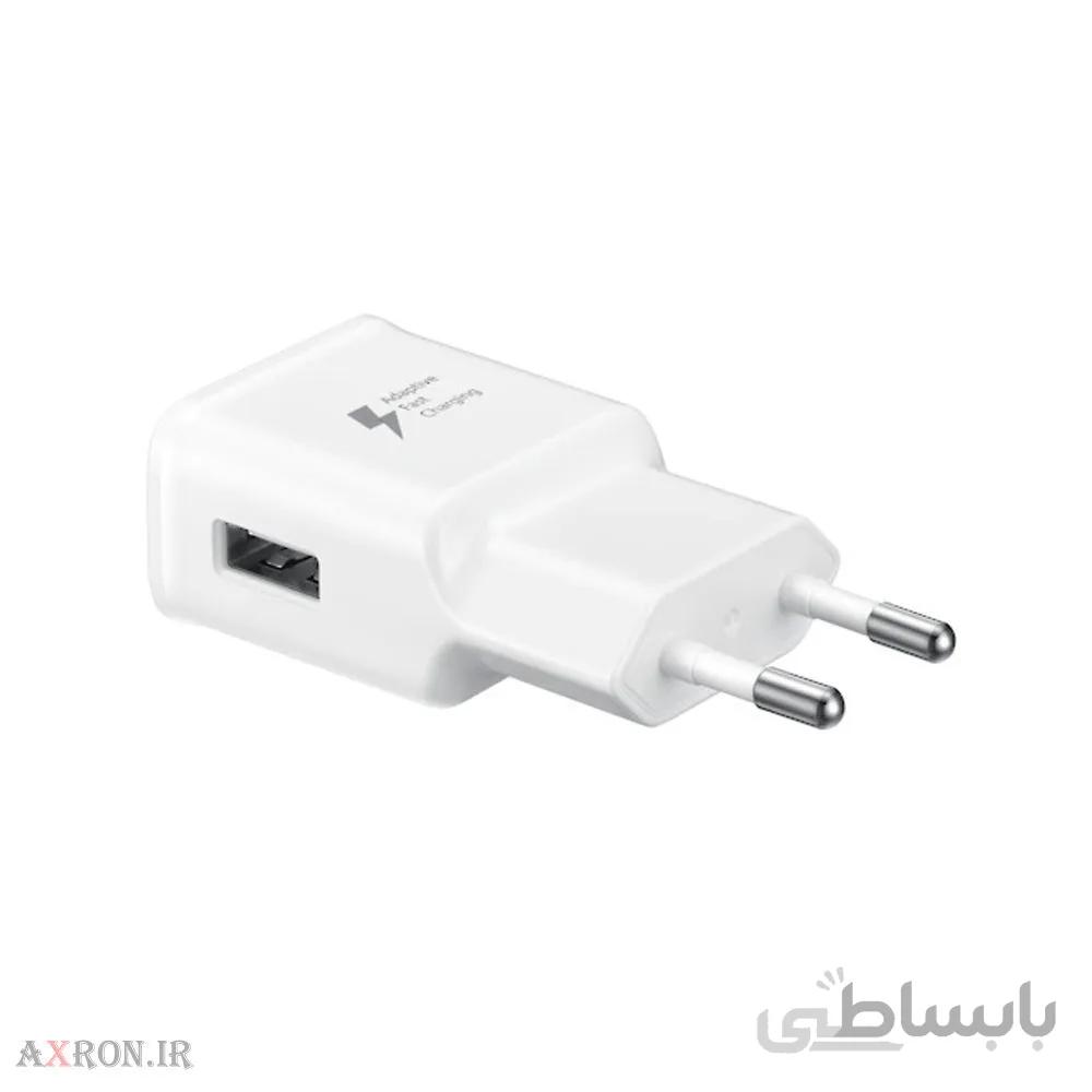 شارژر سریع دیواری سامسونگ همراه با کابل Micro USB طول 1 متری مناسب برای گوشی سامسونگ Galaxy S7 ا Samsung Wall Charger with Micro USB Cable 1m For Samsung Galaxy S7