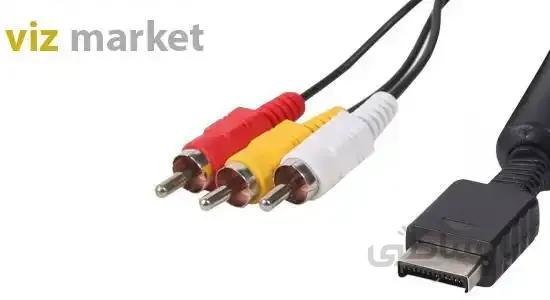 کابل تبدیل کامپوننت به RCA مناسب برای پلی استیشن 2