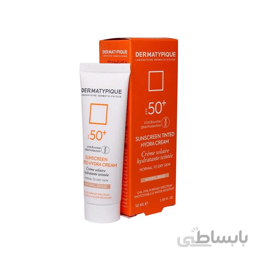 ضد آفتاب پوست خشک SPF50 درماتیپیک ۵۰ میلی لیتر