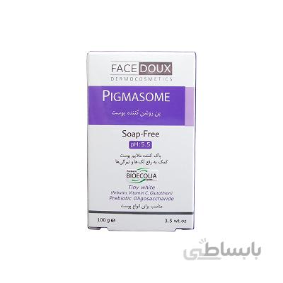 پن پیگمازوم فیس دوکس مناسب انواع پوست 100 گرم ا Facedoux Syndet Bar