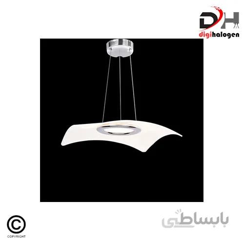 آویز شیشه ای مربع مدل HS1