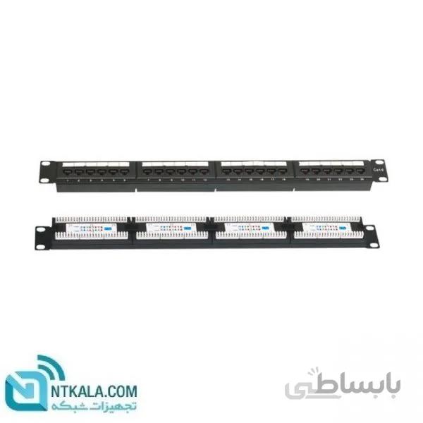 پچ پنل LOADED UTP کی نت 24 پورت