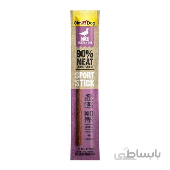 تشویقی ورزشی مدادی سگ جیم داگ مدل(Sport Stick Duck) طعم اردک با وزن 12 گرم
