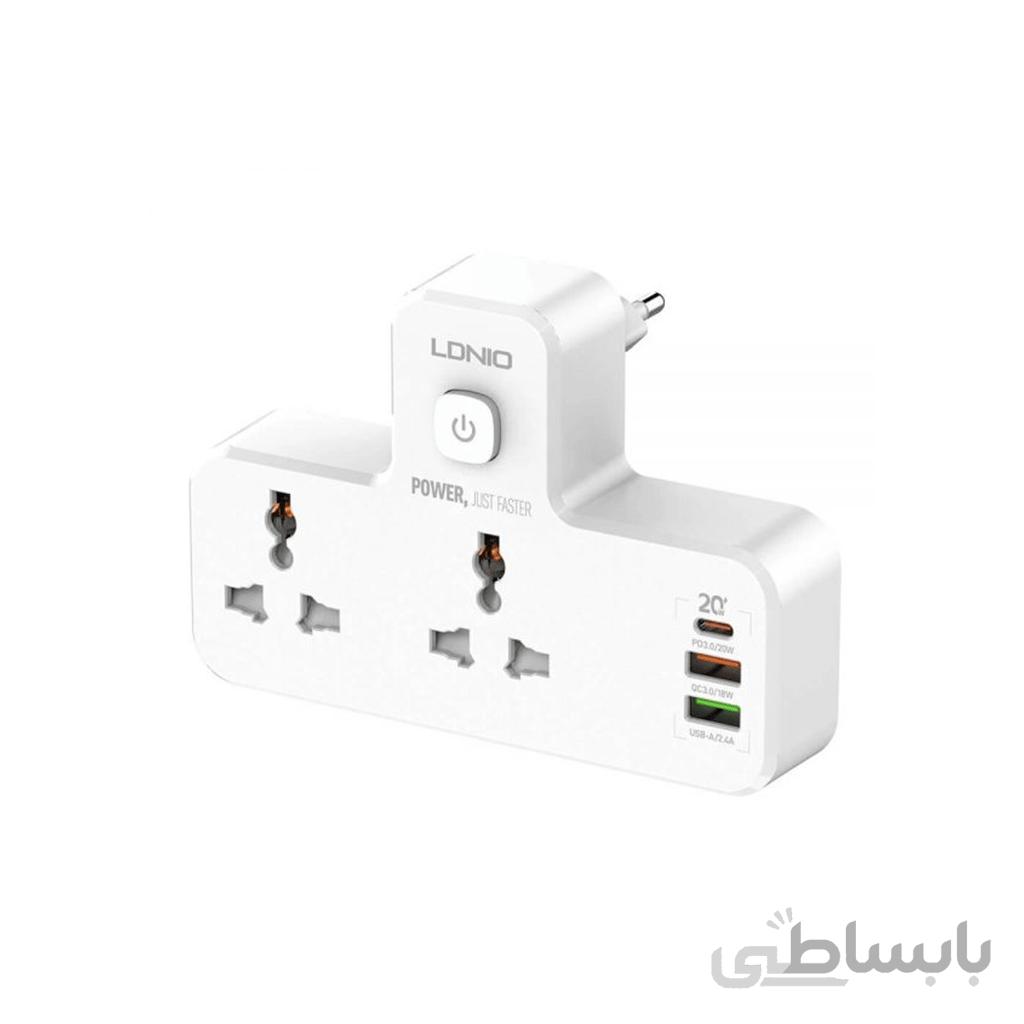 شارژر و چند راهی الدینیو مدل SC2311