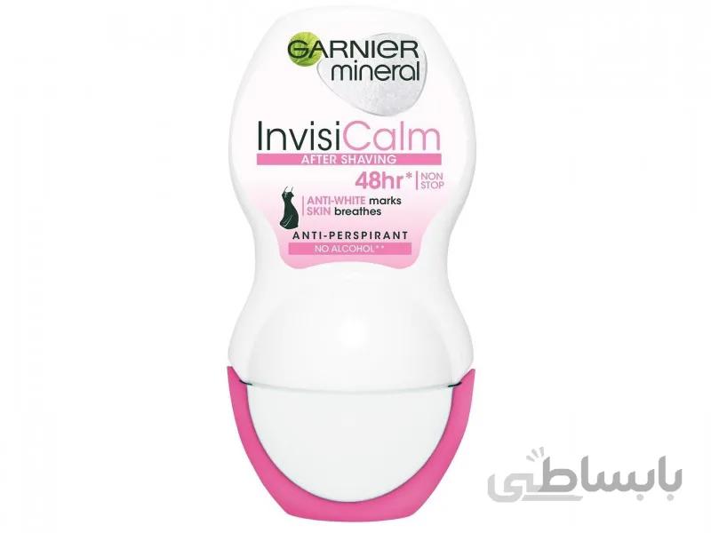 رول ضد تعریق اینویزی کالم گارنیر حجم 50 میل ا Invisi Calm Antiperspirant roll Garnier