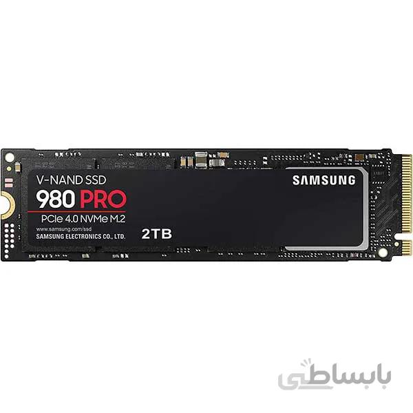حافظه SSD اینترنال سامسونگ مدل 980PRO PCIe Gen 4.0x4 NVMe M.2 2280 ظرفیت 2 ترابایت ا SAMSUNG 980 PRO 2TB PCIe Gen 4.0x4 NVMe M.2 2280 Internal SSD