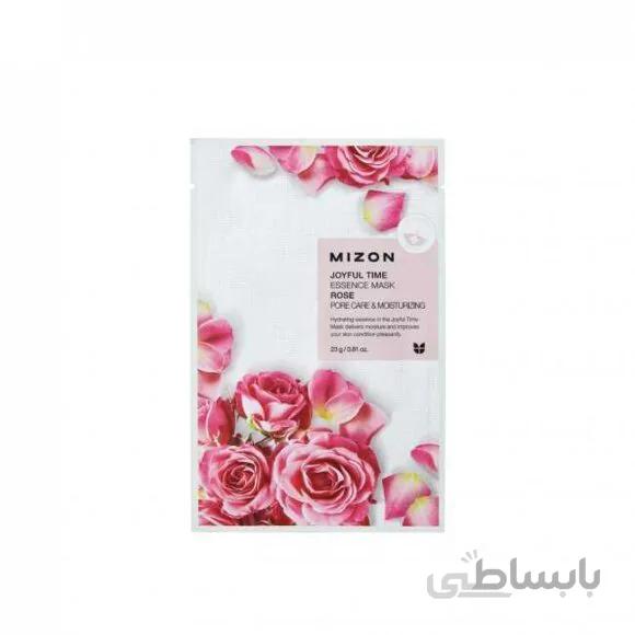 ماسک ورقه ای گل رز میزون ( mizon rose mask )