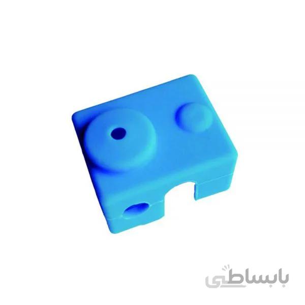پوشش سيليکونی ویژه بلوک mk8 ورژن 6 آبی رنگ / Silicone Cover for MK8 Aluminium Block V6