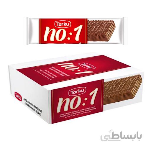 ویفر شکلاتی نامبروان باکس ۲۴ عددی NO1 wafer