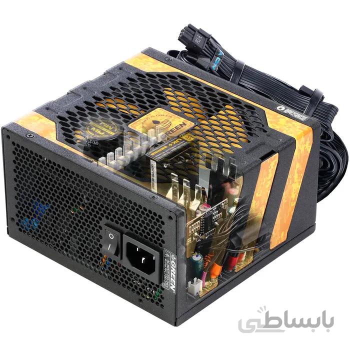 منبع تغذیه کامپیوتر گرین مدل GP500A-UK PLUS ا Green GP500A-UK PLUS Computer Power Supply