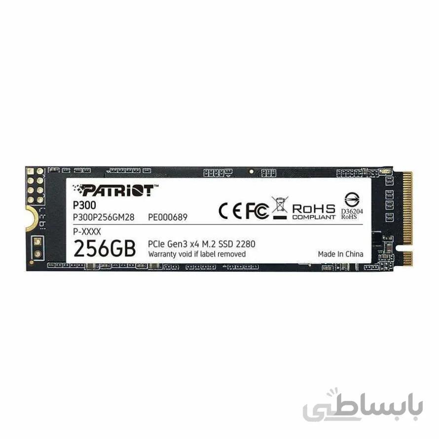 اس اس دی پاتریوت P300 SOLID STATE DRIVE M.2 2280 NVMe PCIe 256GB ا Patriot P300 SOLID STATE DRIVE M.2 2280 NVMe PCIe 256GB Gen3 x4 SSD