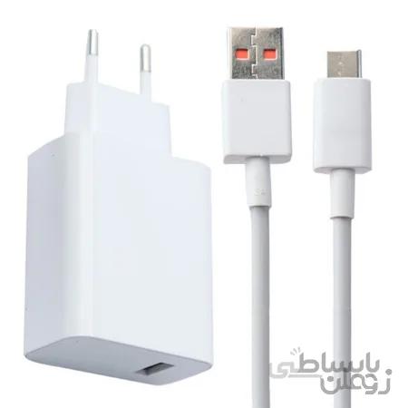 شارژر دیواری شیائومی مدل MDY-11-EZ-33W-QC.4.0 به همراه کابل تبدیل USB-C