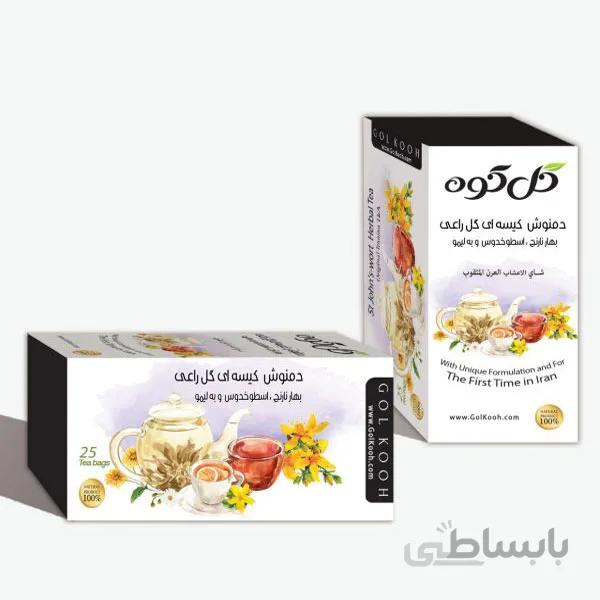 دمنوش گیاهی صد در صد طبیعی گل راعی گل کوه ( 25 عددی )