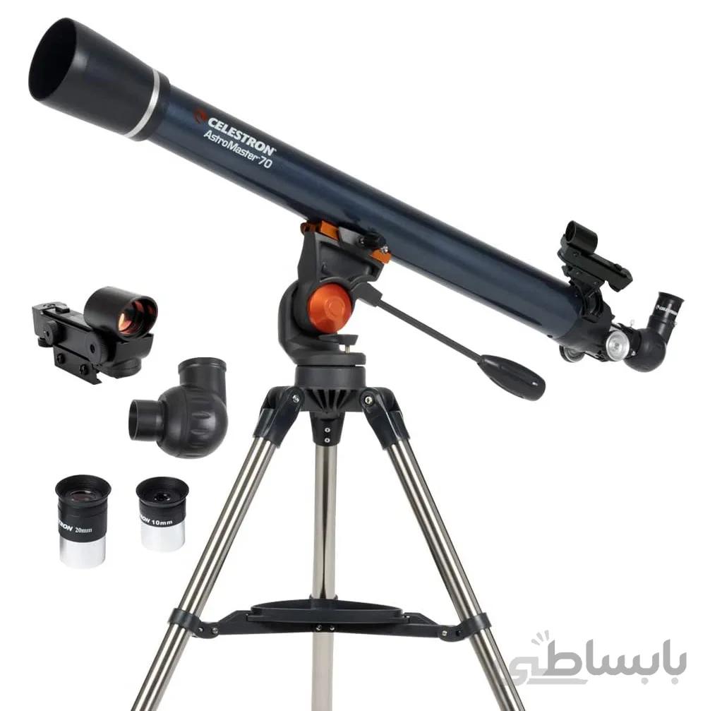 تلسکوپ شکستی سلسترون 70 میلیمتری مدل AstroMaster 70 AZ