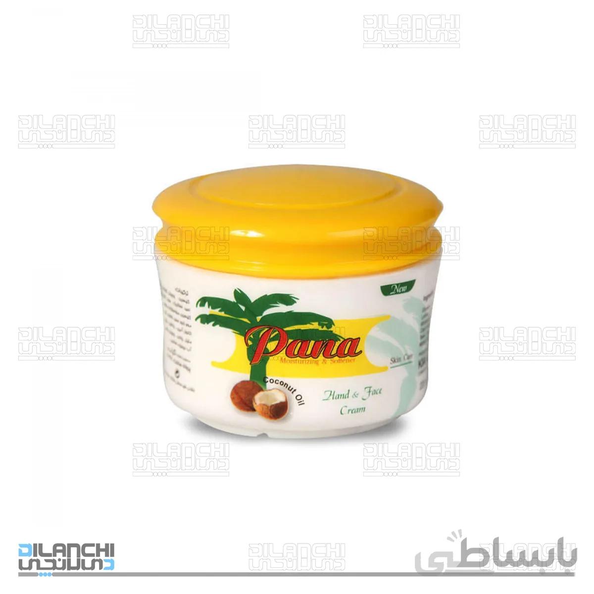 کرم دست و صورت و بدن پانا حاوی روغن نارگیل حجم 220 میلی لیتر