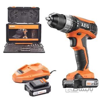 دریل شارژی آاگ مدل BSB14G3 KIT ا AEG BSB14G3-202cKIT Hammer Drill Driver