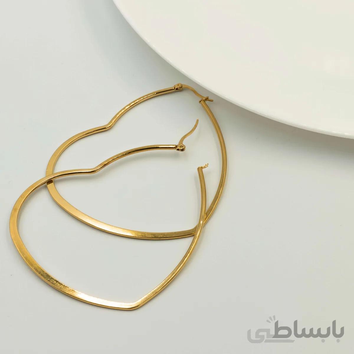 گوشواره استیل قلب E2