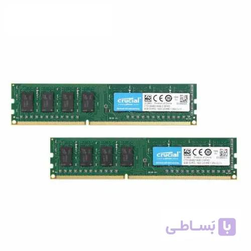 رم کامپیوتر  Crucial DDR3 4G 1600