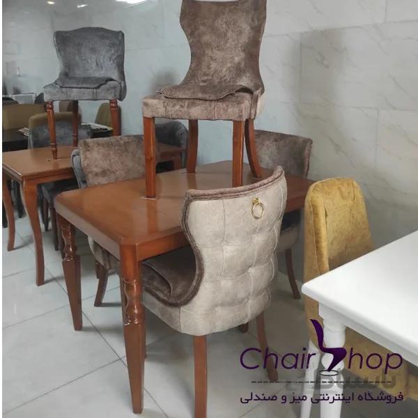 میز و صندلی مدل ارکا 6 نفره