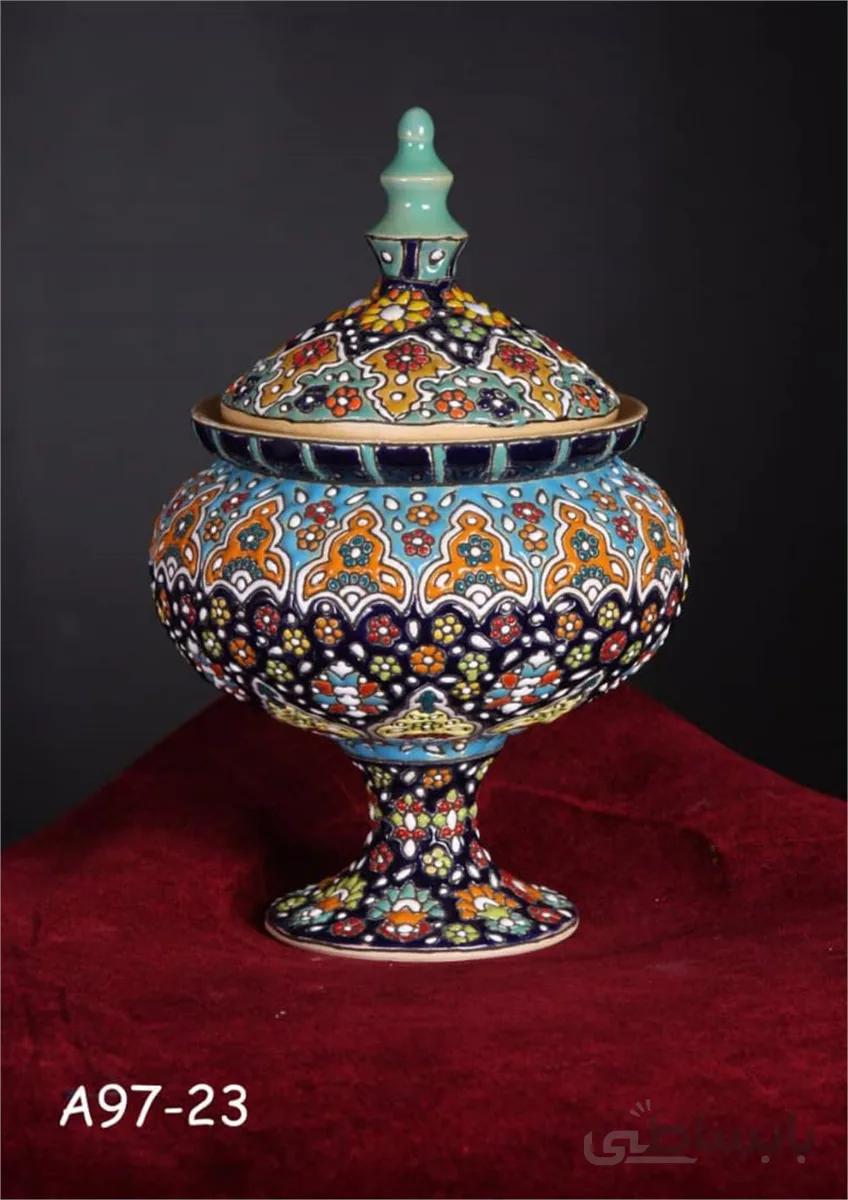 شکلات خوری کد 303-هنر زیبای سفال همدان با شهرت جهانی ا Chocolate eating code 303-Beautiful art of Hamedan pottery with world fame