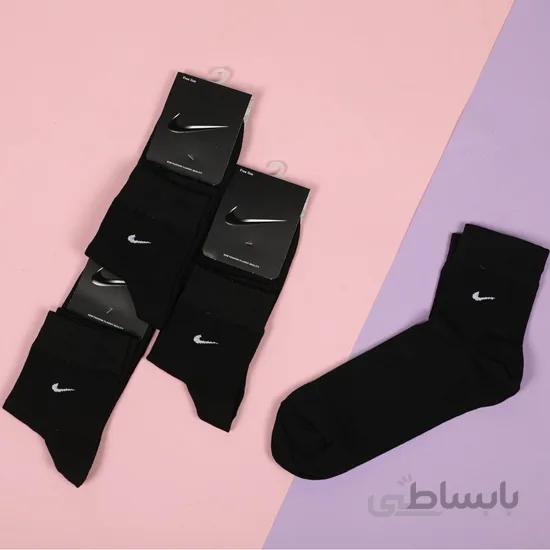 جوراب ساق دار مشکی نایک