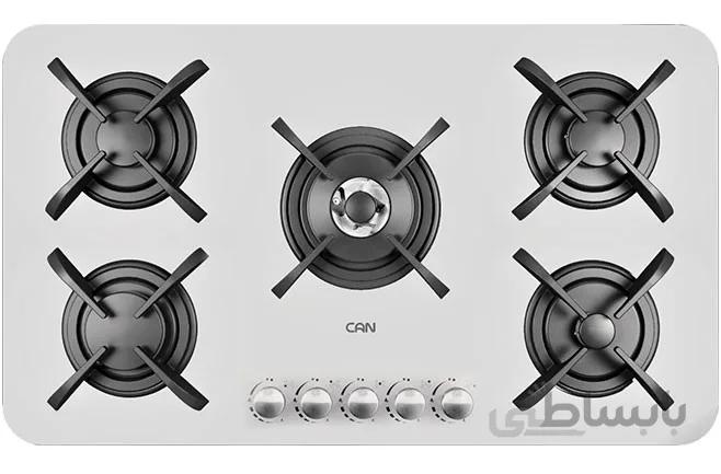 اجاق گاز صفحه ای شیشه ای کن مدل Pardyc-B ا Can Pardyc-B Glass Gas Hob