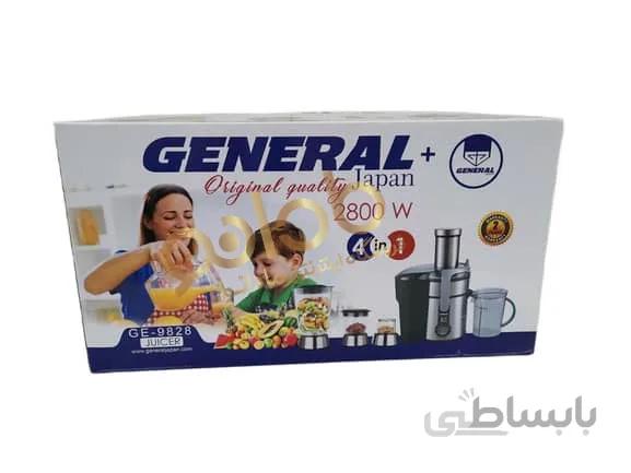 آبمیوه گیر 4کاره جنرال ژاپن مدل GE-9828