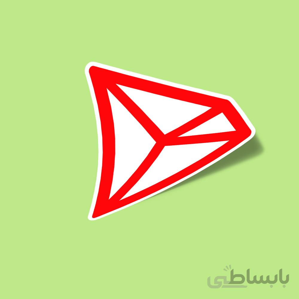 استیکر tron-trx-logo