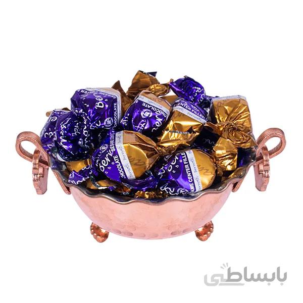 شکلات مغزدار کنجدی
