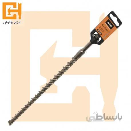 مته چهار شیار آاگ مدل SDS-PLUS سایز 12سانتیمتر