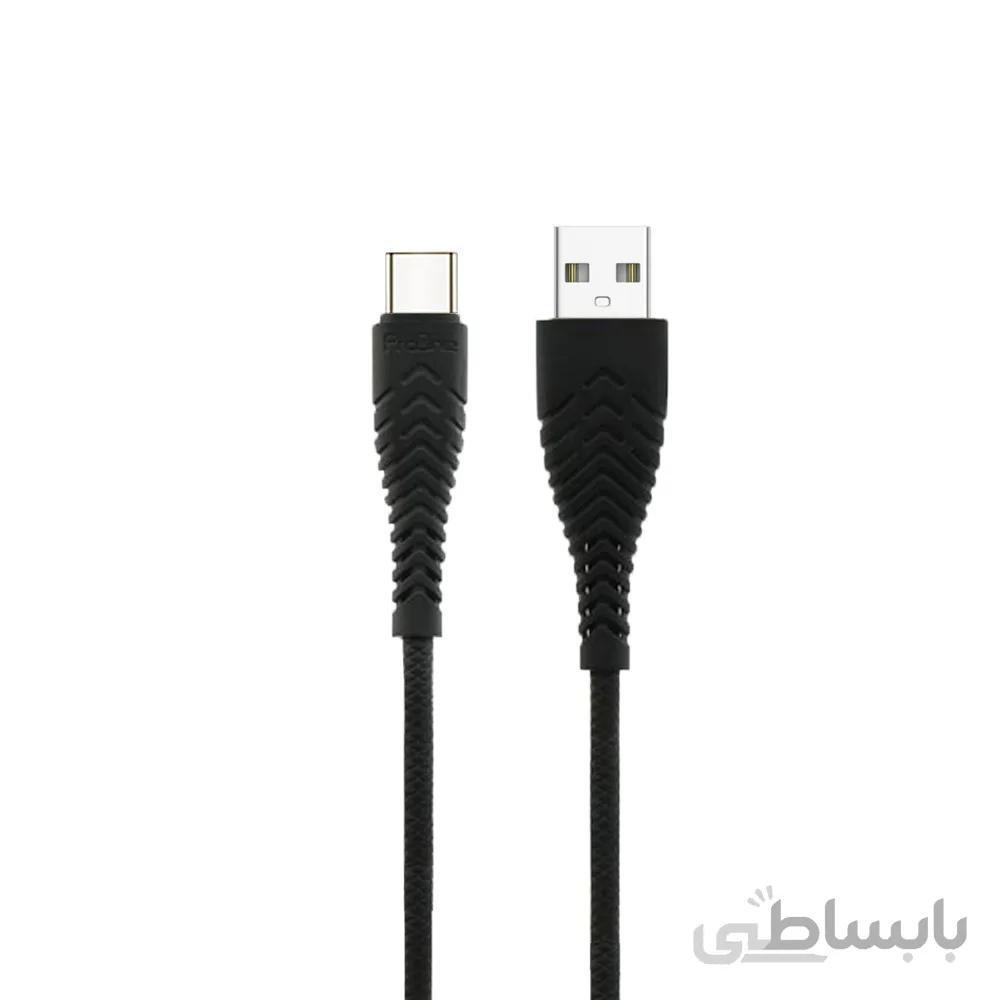 کابل تبدیل USB به Type-c پرووان مدل PCC165 C10 طول ۱ متر فله