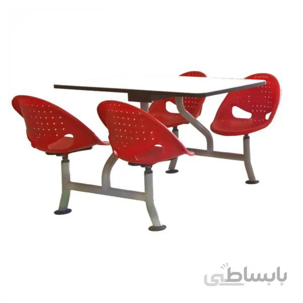 ست رستورانی چهارنفره مدل SR418X4 نیلپر
