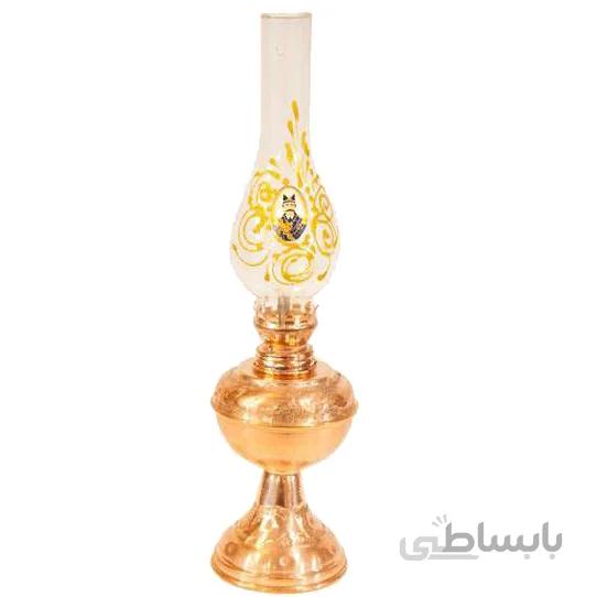 چراغ گردسوز مسی زنجان ارتفاع 31 سانتی متر کدC-172
